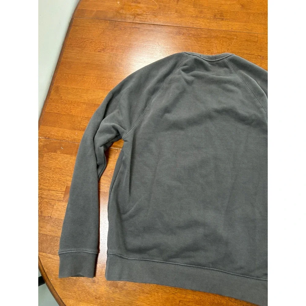 Member's Mark French Terry Crew Sweatshirt Mens Small Gray Raglan Pullover - Picture 9 of 10